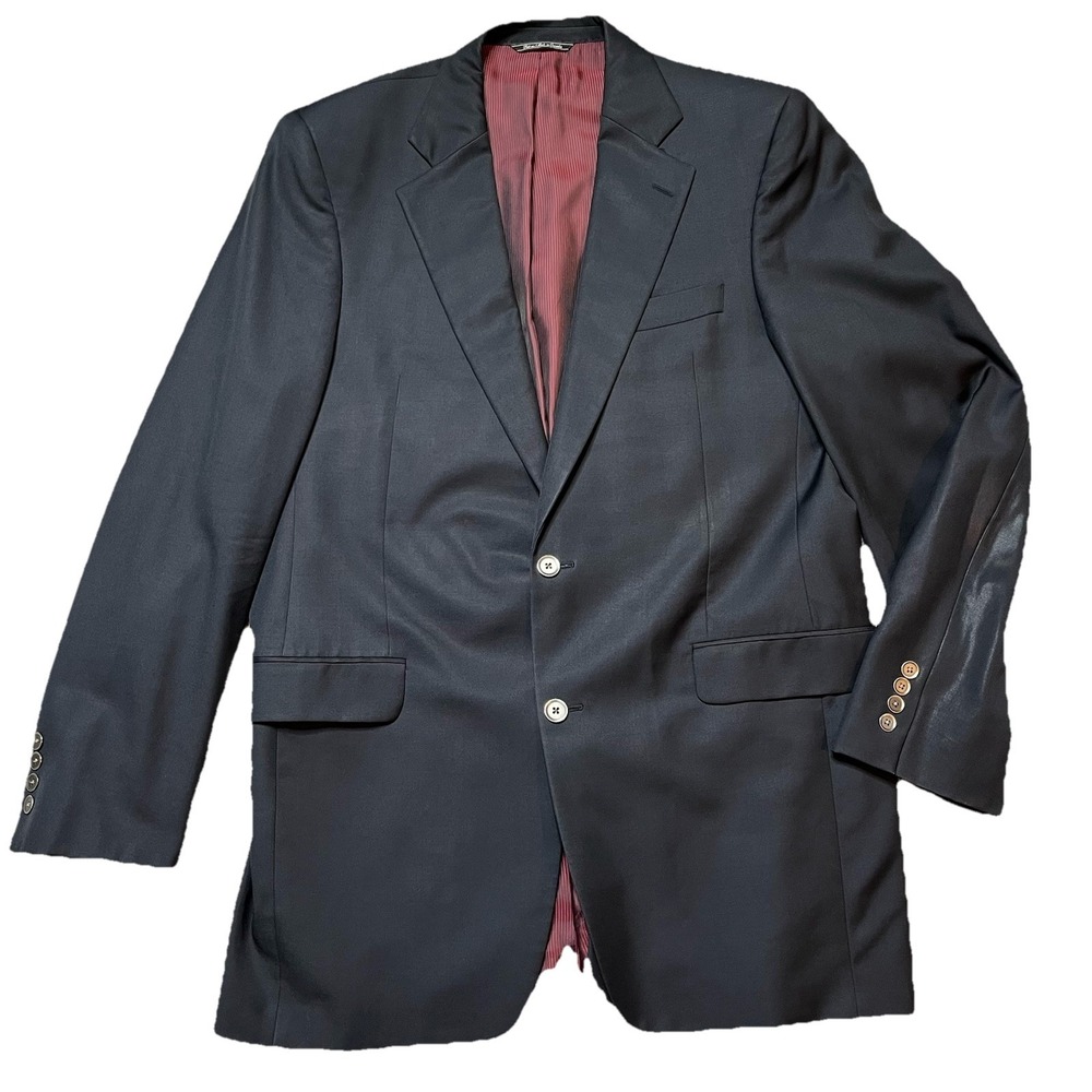Jack Victor Loretowood Men's Blazer Jacket Super 110's 42 XL Italy 100%ā Wool
